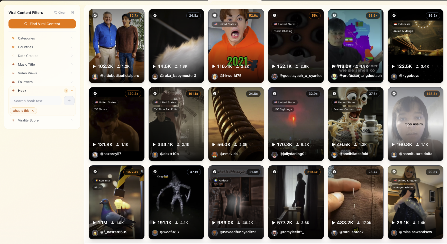 TopYappers Creator Database